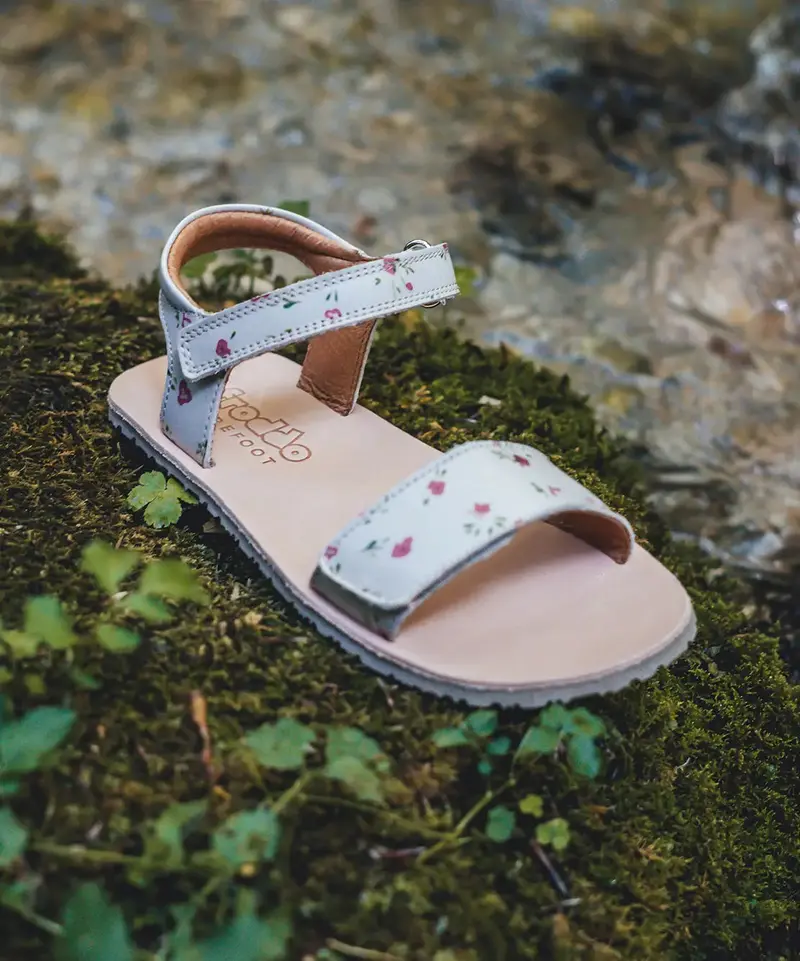 Froddo Barefoot Kids Flexy Lia Sandals - Flowers 5