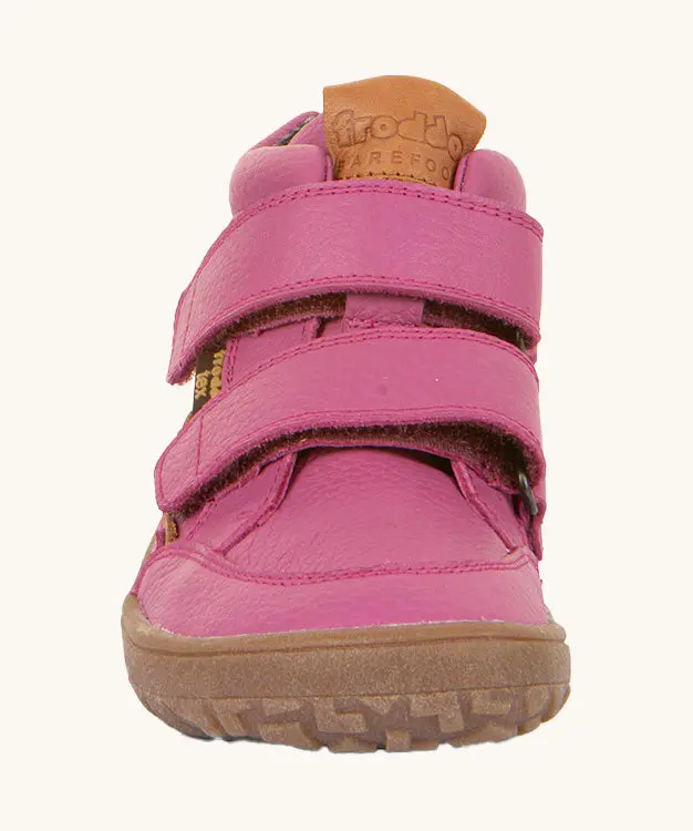 Froddo Barefoot Tex Kids Autumn Leather Shoes - Fuchsia 4