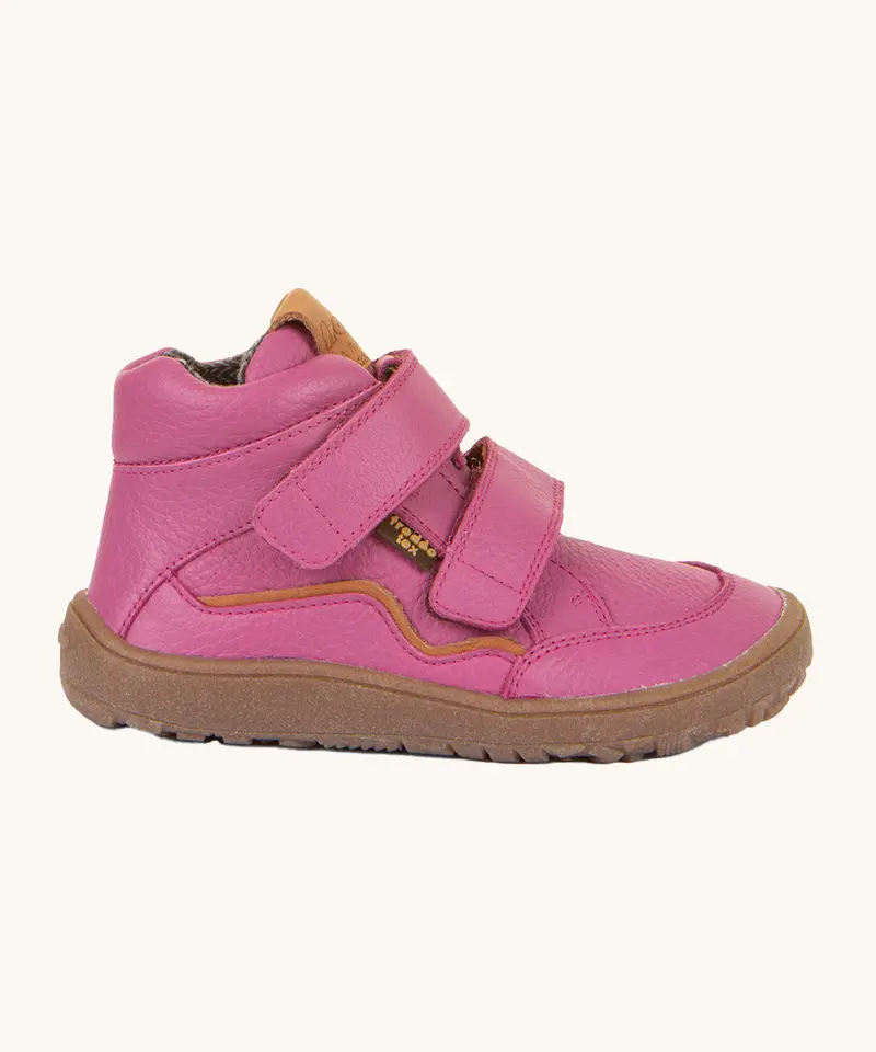 Froddo Barefoot Tex Kids Autumn Leather Shoes - Fuchsia 6