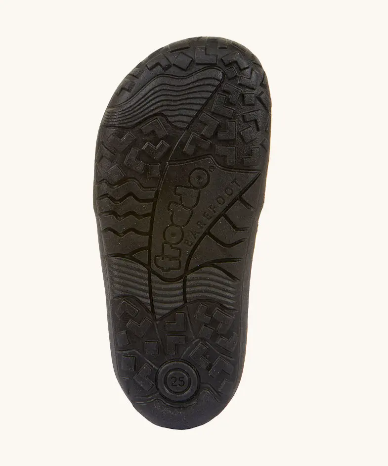 Froddo Barefoot Tex Kids Autumn School Shoes - Black 3