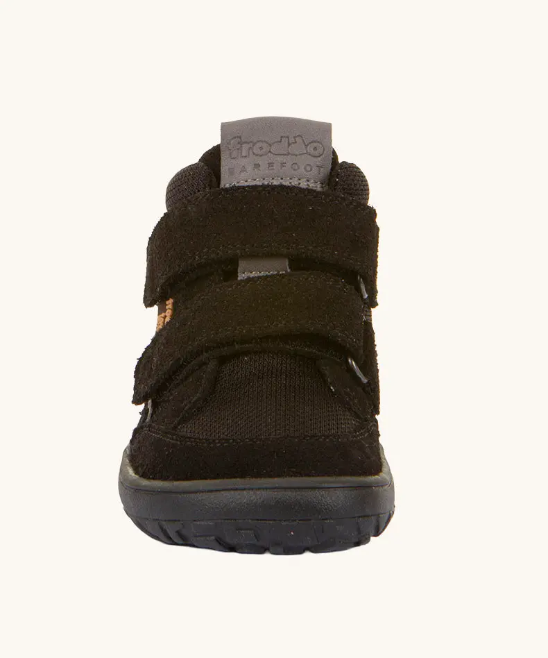 Froddo Barefoot Tex Kids Autumn School Shoes - Black 4