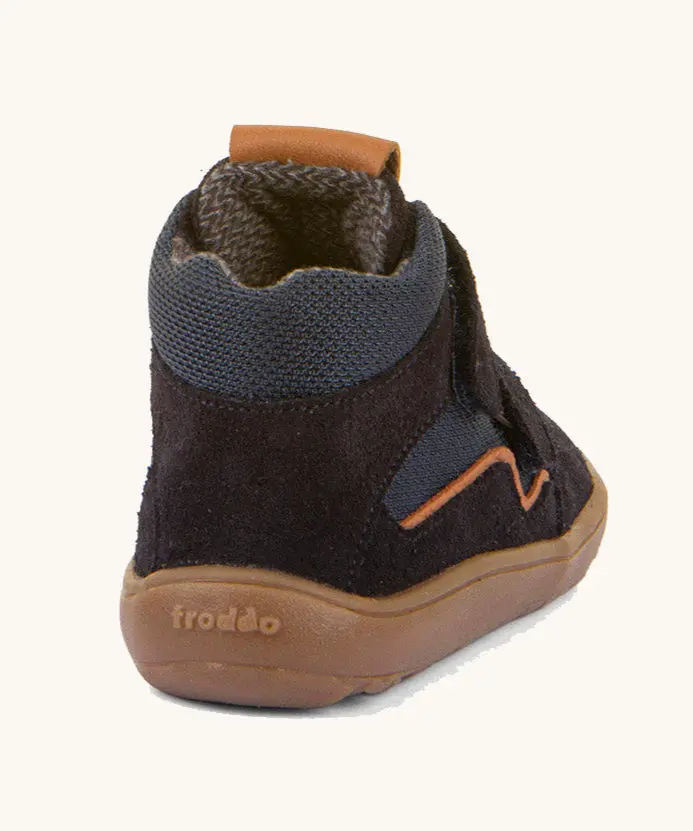 Froddo Barefoot Tex Kids Autumn Shoes - Navy 6