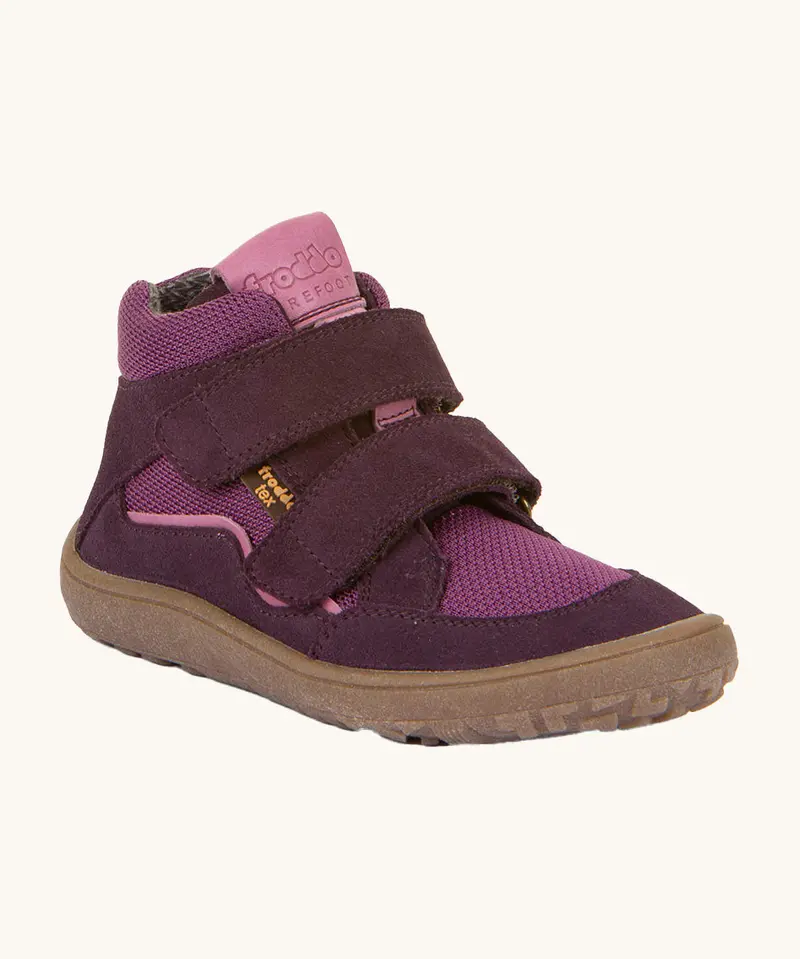 Froddo Barefoot Tex Kids Autumn Shoes - Purple 1
