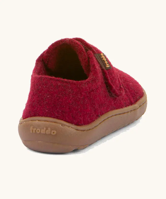 Froddo Barefoot Wooly Kids Shoes - Bordeaux 4