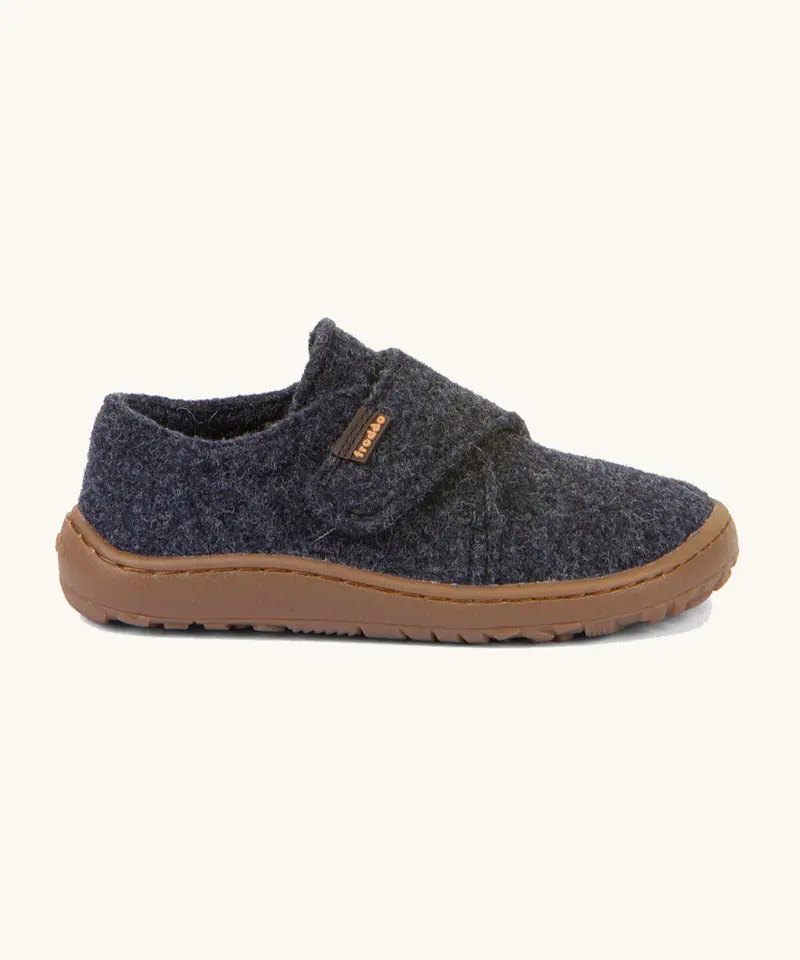 Froddo Barefoot Wooly Kids Shoes - Navy 2