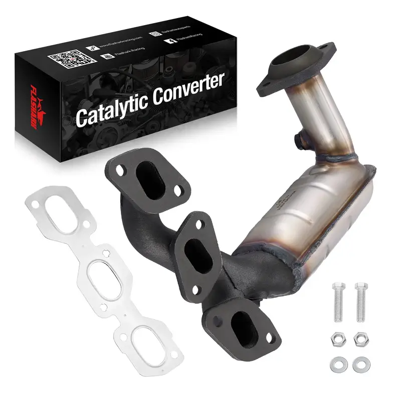 Front Exhaust Manifold Catalytic Converter For 2001-2007 Ford Escape, Mazda Tribute & Mercury Mariner 3.0L-Direct Fit，E.P.A. Compliant 1