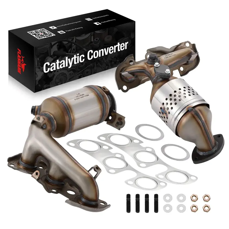 Front Exhaust Manifold Catalytic Converter For 2002-2006 Toyota Camry Lexus Es300 V6 3.0L-Direct Fit，E.P.A. Compliant 1