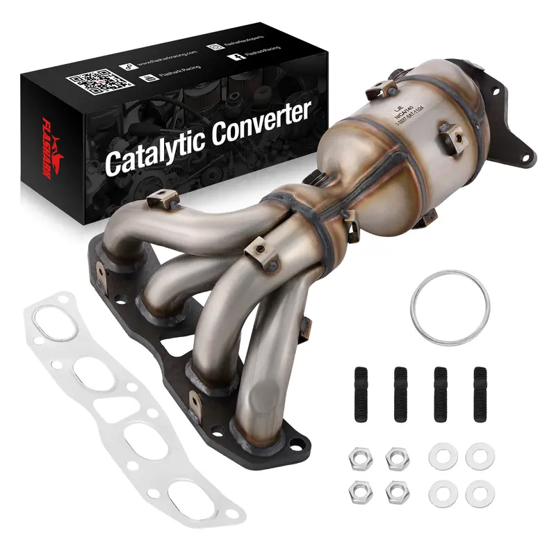 Front Exhaust Manifold Catalytic Converter Kit For 2008-2015 Nissan Rogue/Rogue Select 2.5L 1