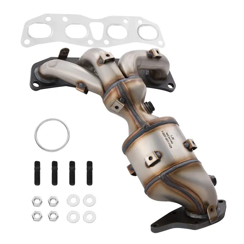 Front Exhaust Manifold Catalytic Converter Kit For 2008-2015 Nissan Rogue/Rogue Select 2.5L 2