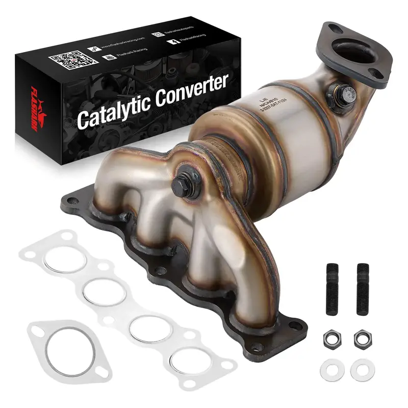 Front Exhaust Manifold Catalytic Converter Kit For 2017-2018 Hyundai Santa Fe Sport L4 2.4L 1