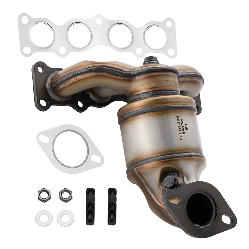 Front Exhaust Manifold Catalytic Converter Kit For 2017-2018 Hyundai Santa Fe Sport L4 2.4L 2
