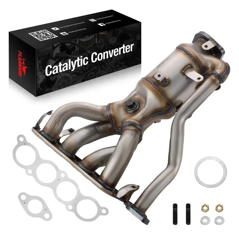 Front Exhaust Manifold Catalytic Converter Kit For 2018 - 2021 Toyota Rav4/Camry/Venza L4 2.5L 1