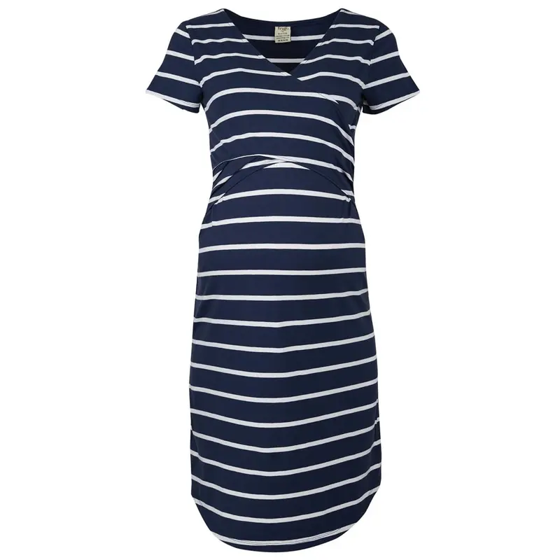 Frugi Adult Indigo Breton Ona Wrap Dress 2