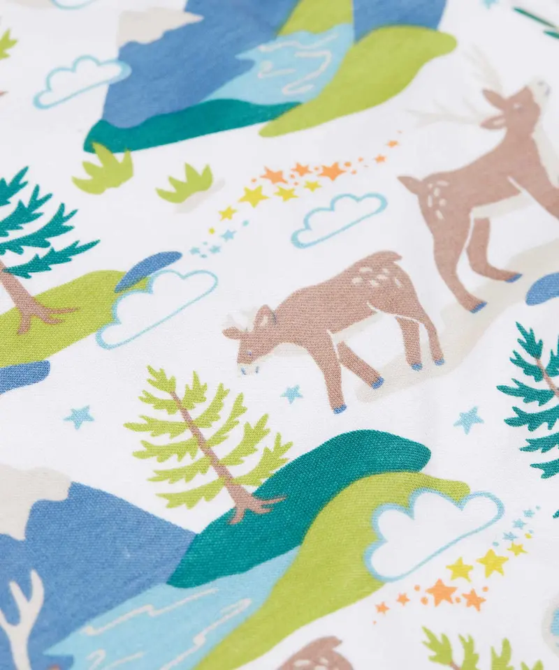 Frugi Adult Penzance Pyjamas - Reindeer Fields 2