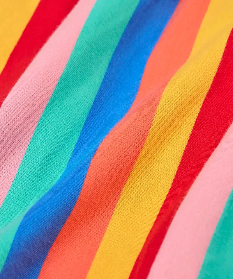 Frugi Alba Skort - Strawberry Rainbow Stripe 5