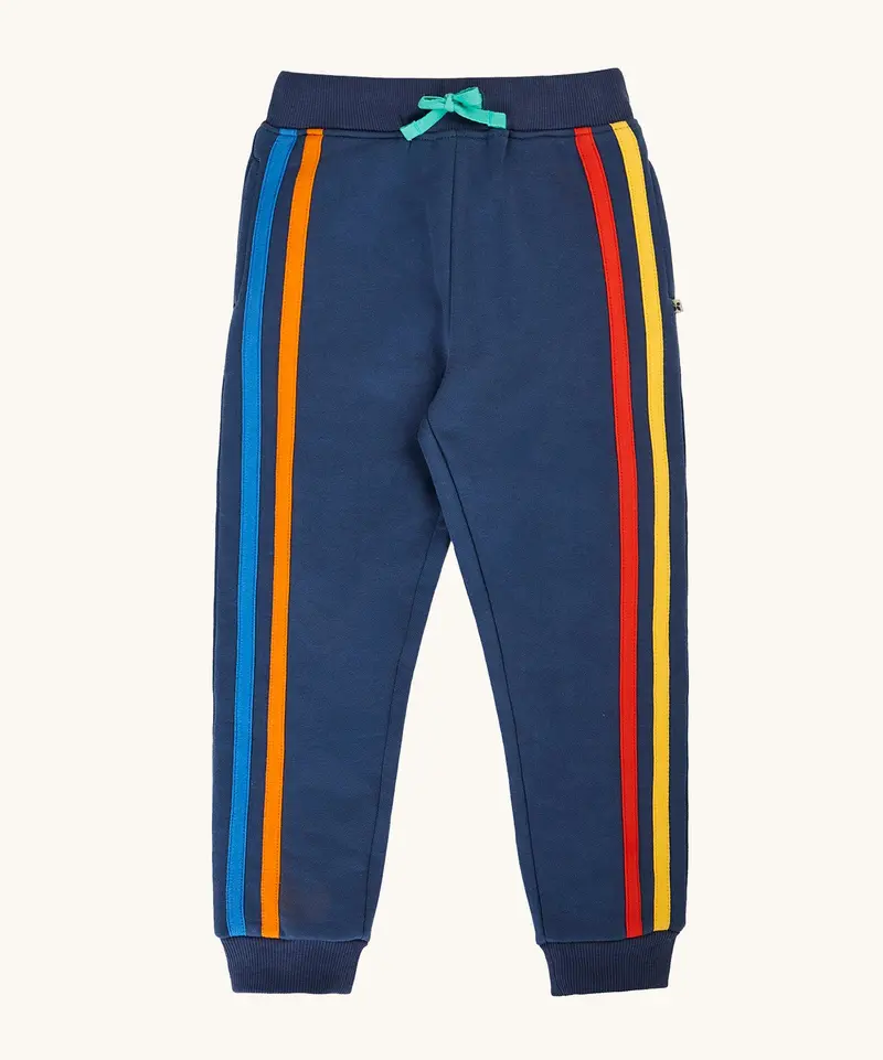 Frugi Alden Joggers - Navy / Rainbow 1