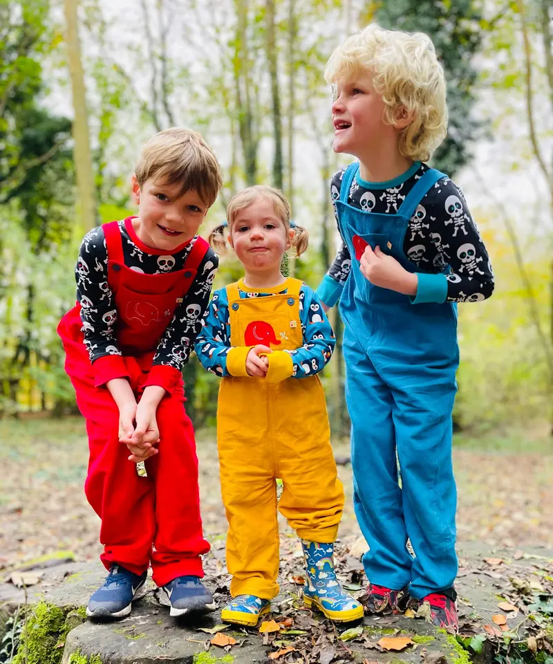 Frugi Babipur Kids Yellow Cord Dungarees 10