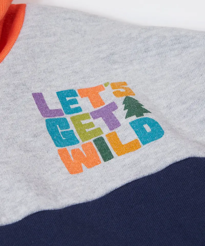 Frugi Ben Colour Block Hoodie - Hotchpotch 4