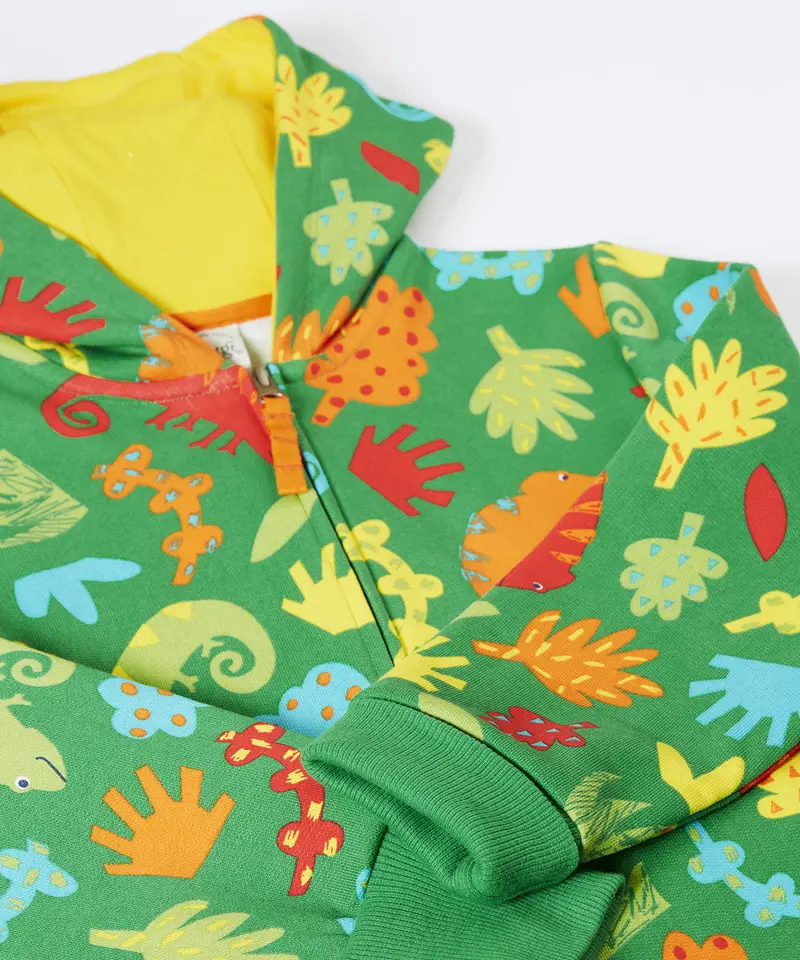 Frugi Big Snuggle Suit - Chameleon Camp 3