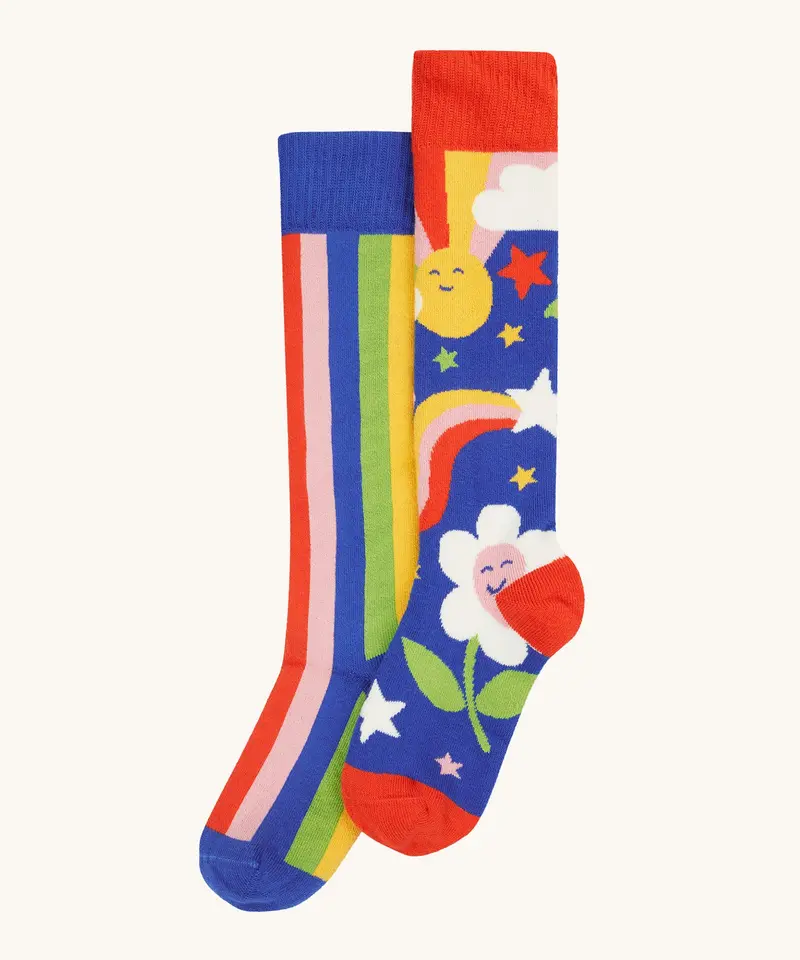 Frugi Brilliant Boot Socks 2 Pack - Retro 1