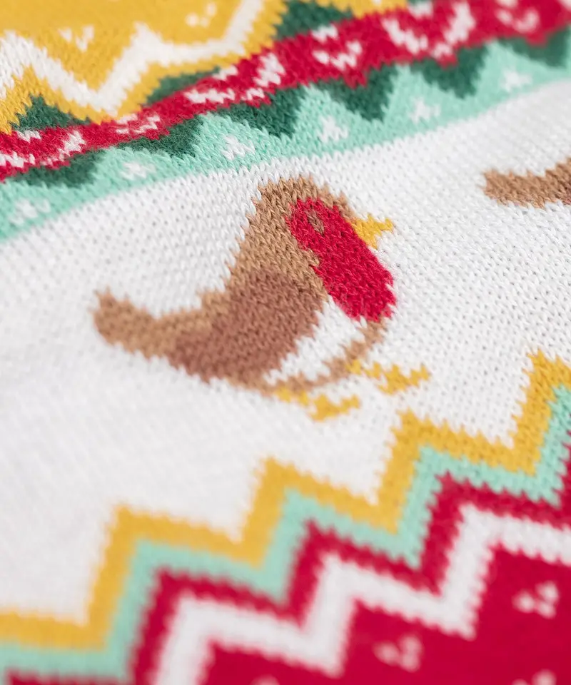 Frugi Carol Cardigan - Festive Fair Isle 3