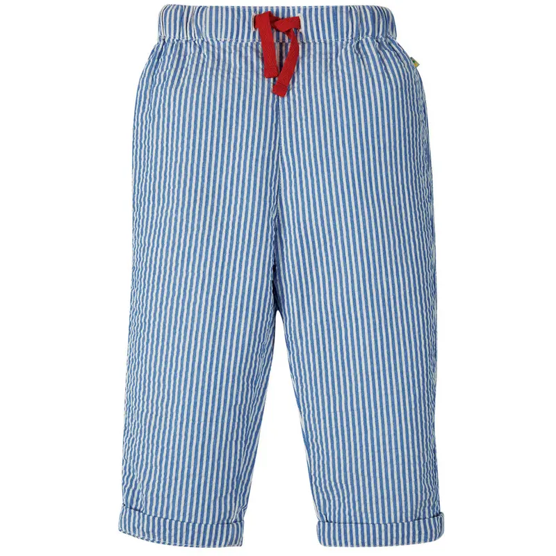 Frugi Cobalt Blue Stripe Marnie Pull Ups 1