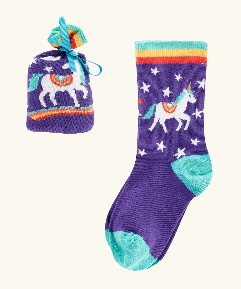 Frugi Cosmic Unicorn Super Socks In A Bag 1