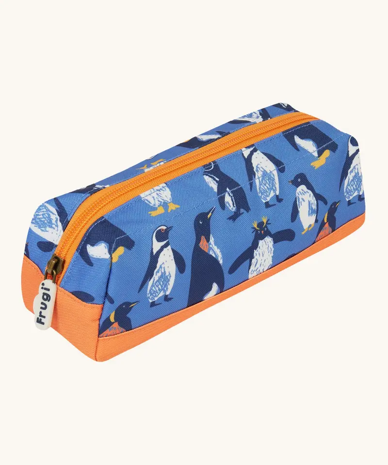 Frugi Crafty Pencil Case - Penguin Waddle 1