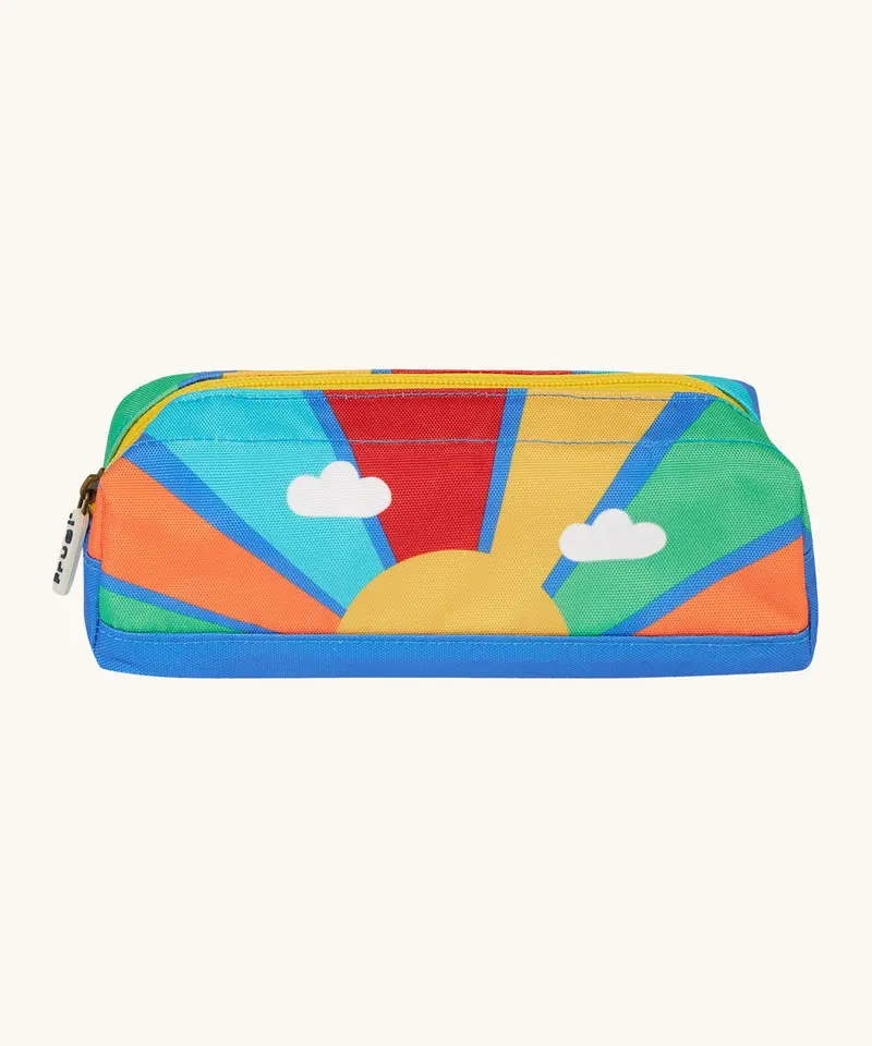 Frugi Crafty Pencil Case - Rainbow / Sun 2