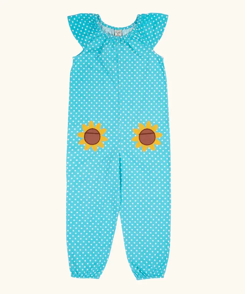 Frugi Dora Playsuit - Blue Skies / Sunflower 1