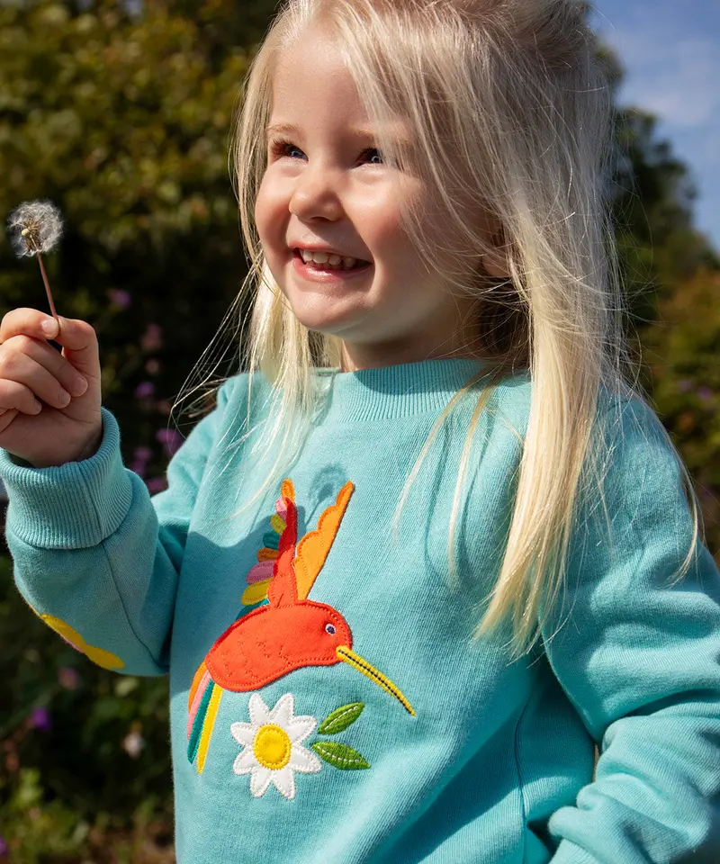 Frugi Easy On Jumper - Lichen / Hummingbird 4