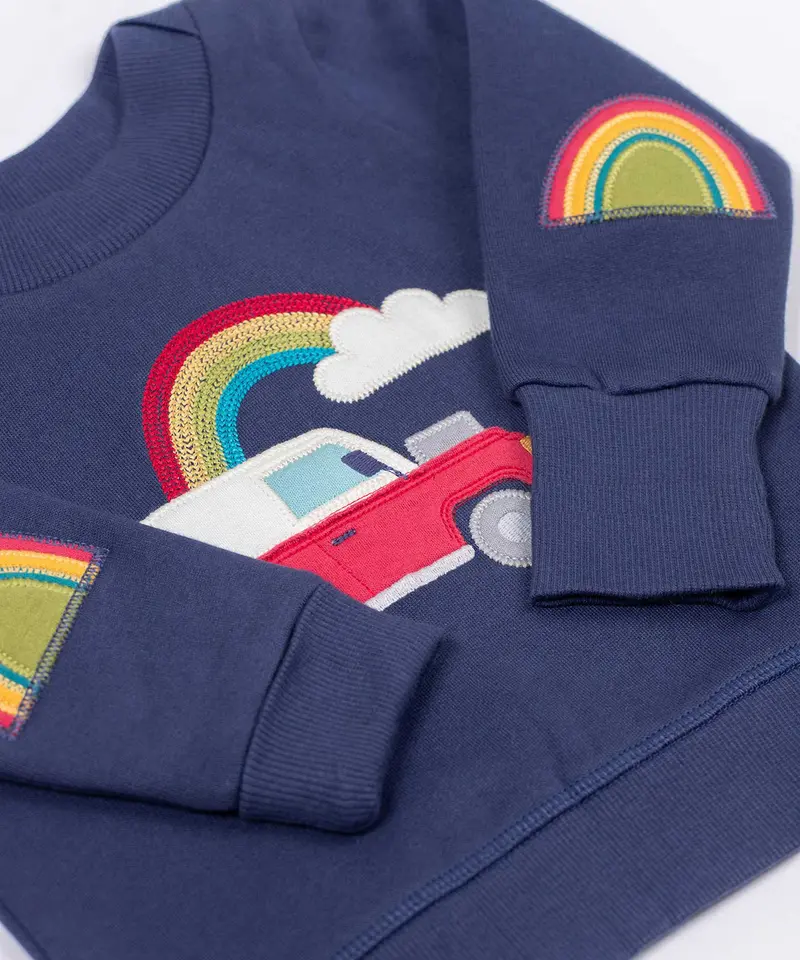 Frugi Easy On Jumper - Navy / Car 2