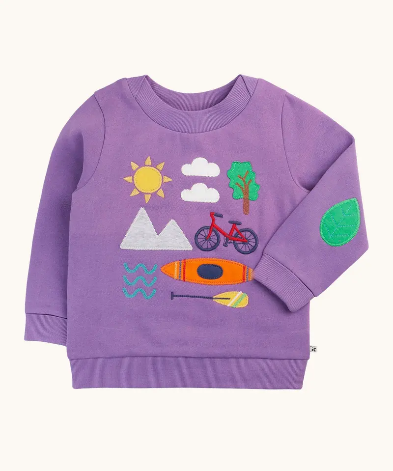 Frugi Easy On Jumper - Periwinkle / Explore 1