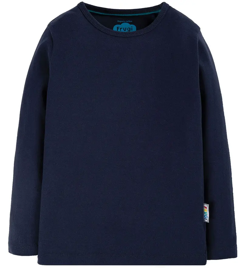 Frugi Everyday Ls Tee - Indigo 1