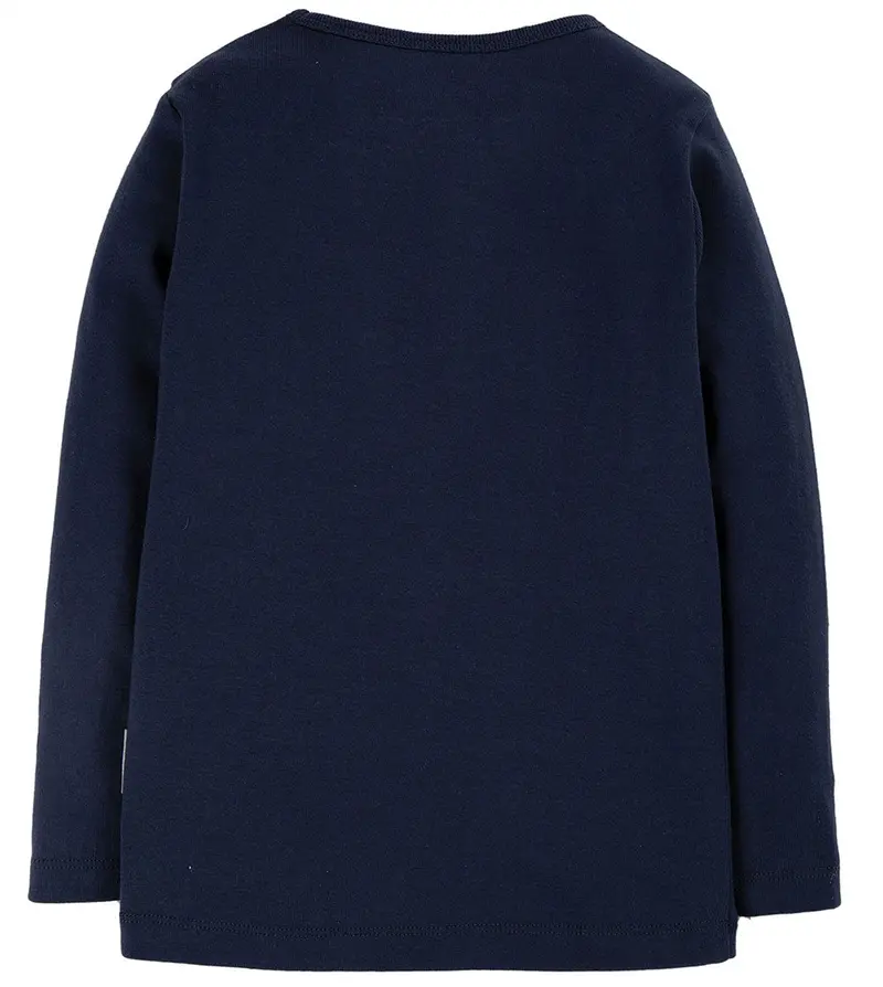 Frugi Everyday Ls Tee - Indigo 3