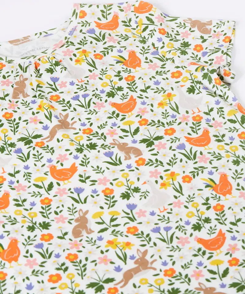 Frugi Fawn Pyjamas - Meadow Play 3
