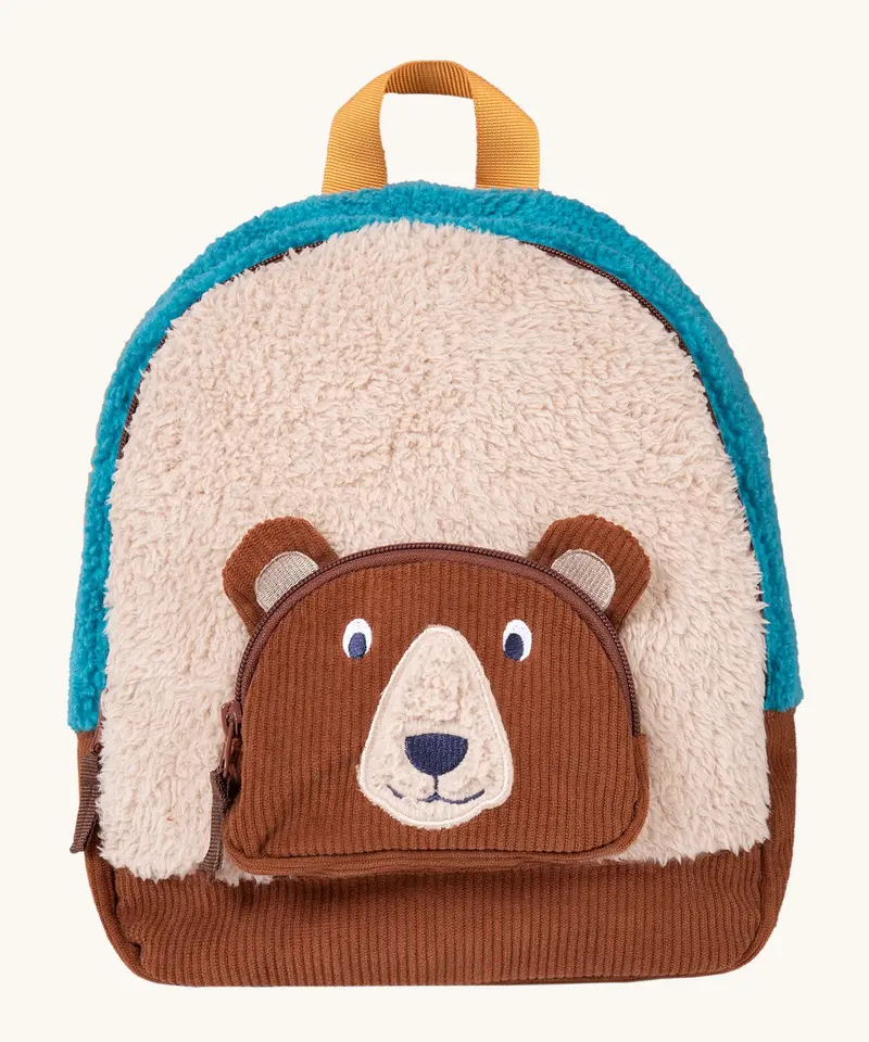 Frugi Fleece Character Backpack - Beary Wild 1