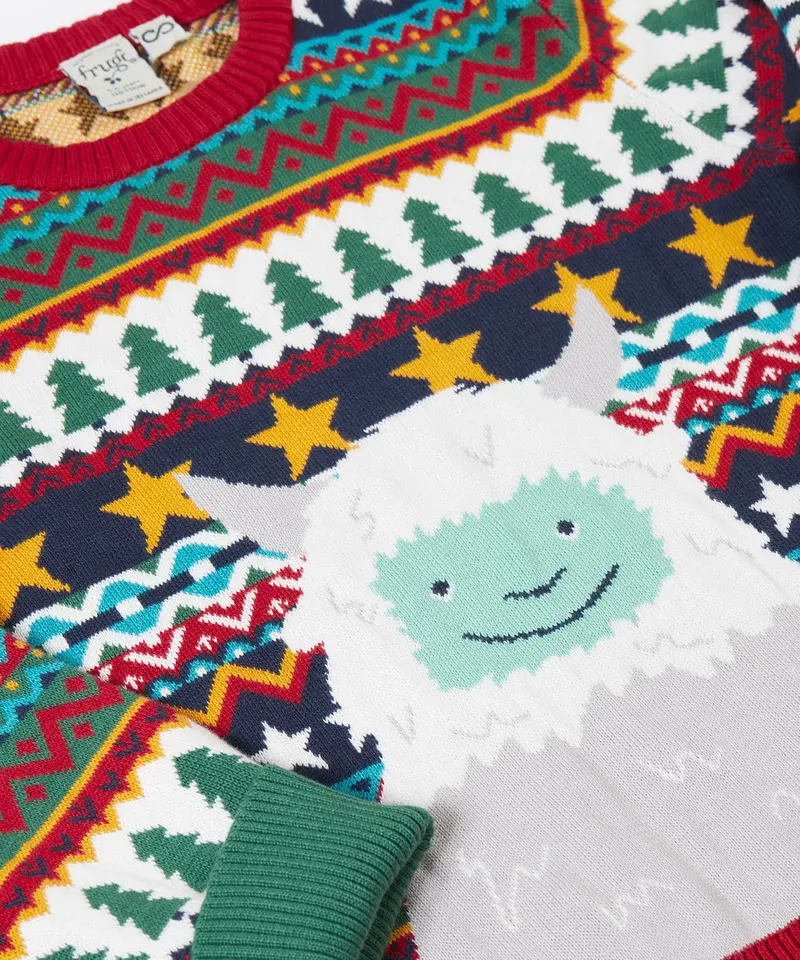 Frugi Forest Fair Isle Jumper - Yeti 3