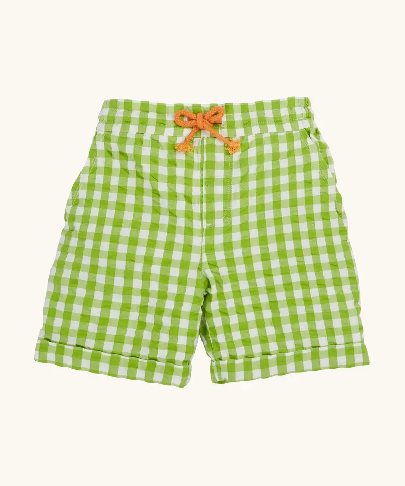 Frugi Giles Shorts - Macaw Gingham 1
