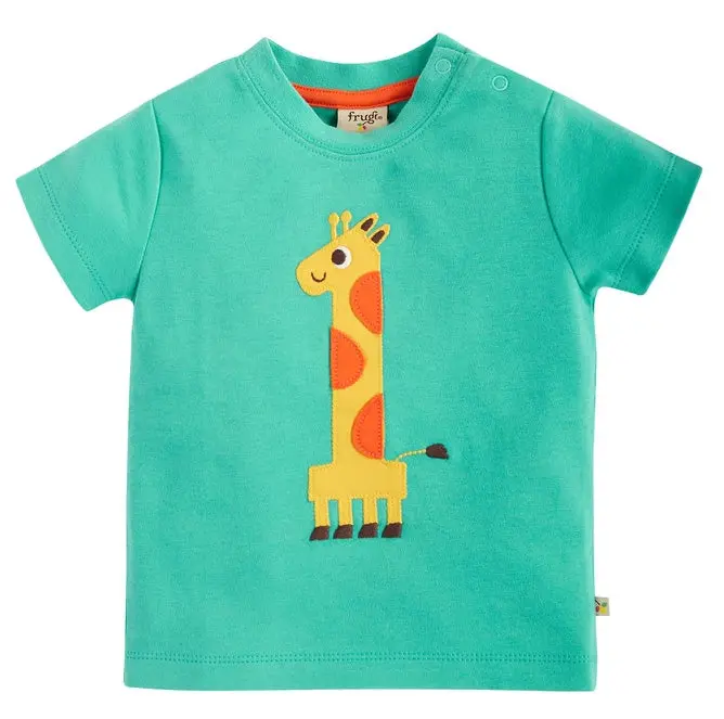 Frugi Giraffe Magic Number T-Shirt 12-18 Months 1