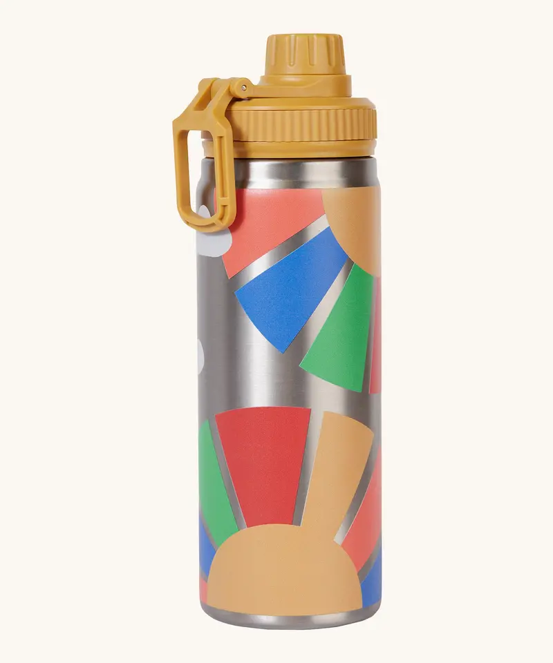 Frugi Insulated Water Bottle - Rainbow Skies 1