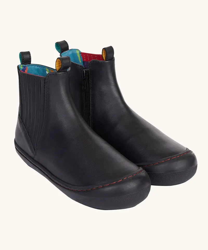 Frugi Lake Easy On Boot – Black / Magic Stars 1