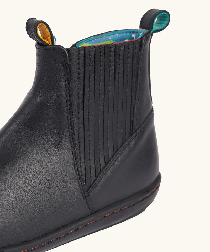 Frugi Lake Easy On Boot – Black / Magic Stars 3