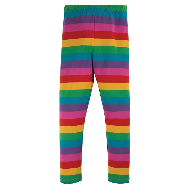 Frugi Libby Leggings - Foxglove Rainbow 1