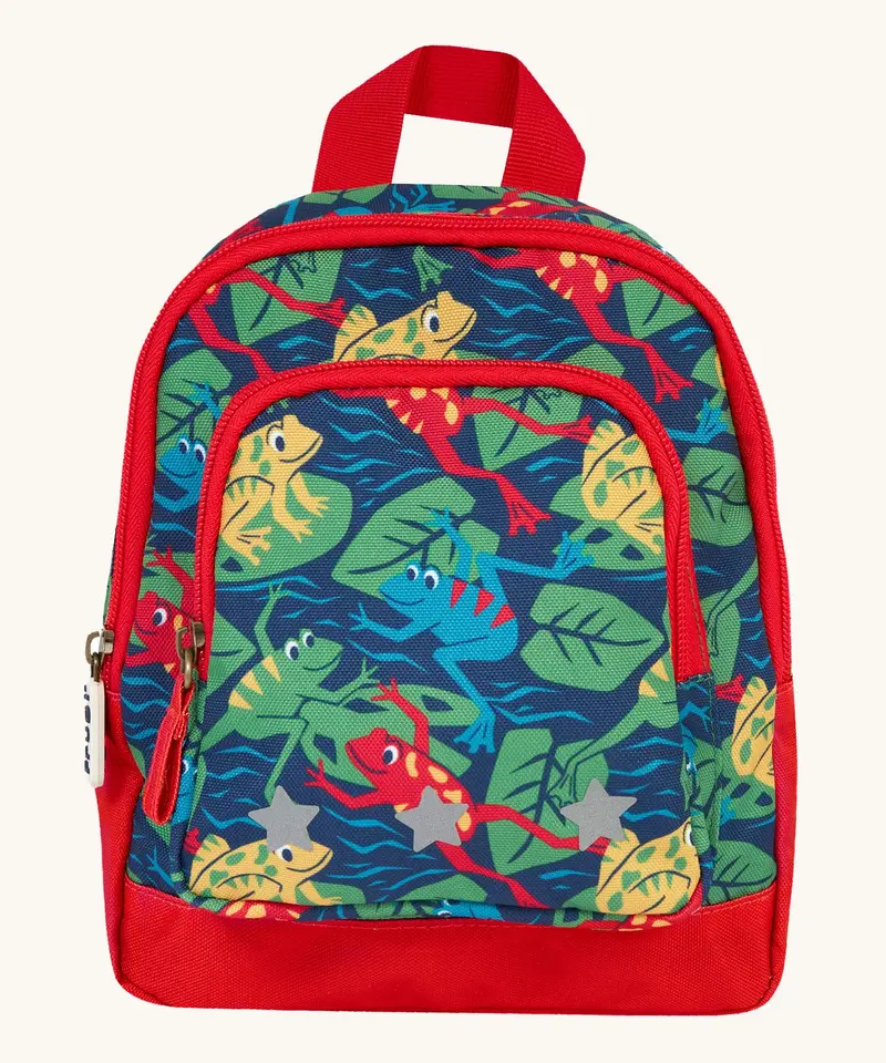 Frugi Little Adventurers Backpack - Be Hoppy! 1