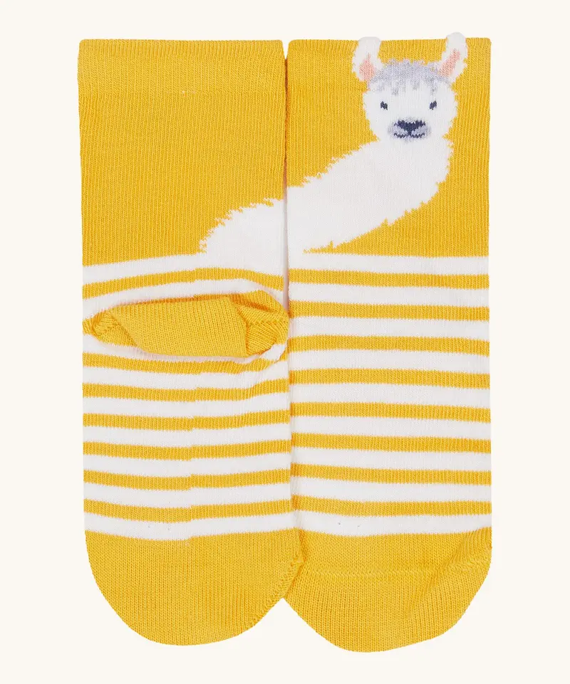 Frugi Little Socks 3 Pack - Wild Life 4