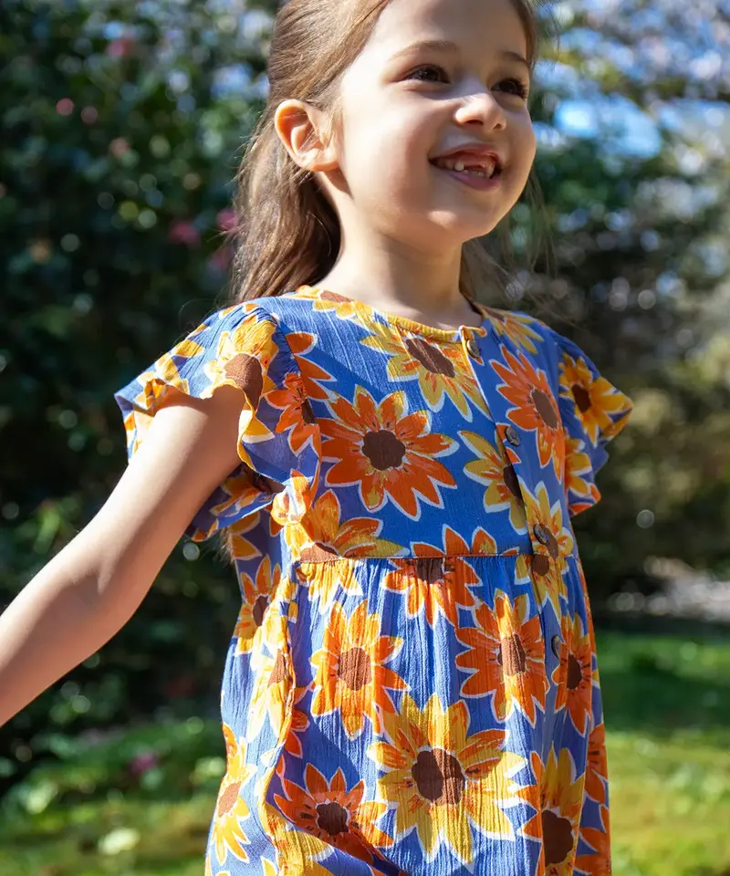 Frugi Lowenna Jumpsuit - Sunflowers 2