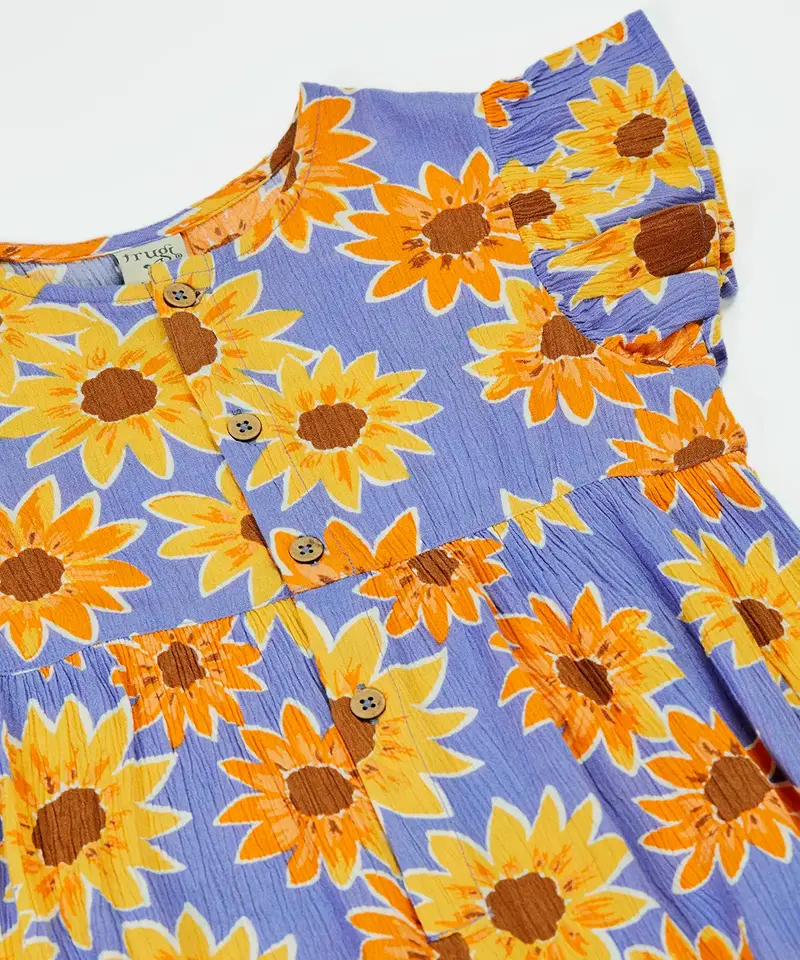 Frugi Lowenna Jumpsuit - Sunflowers 4
