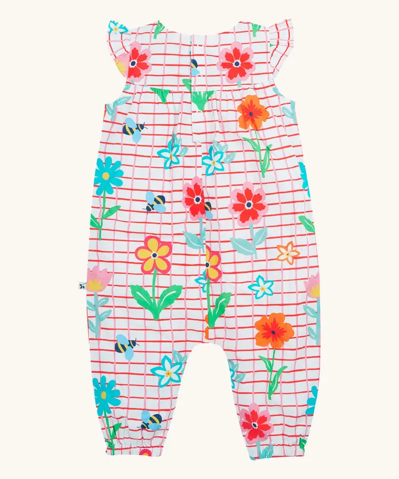 Frugi Lula Playsuit - Paint A Floral 3