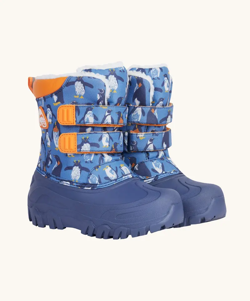 Frugi Out And About Snow Boots - Penguin Waddle 1